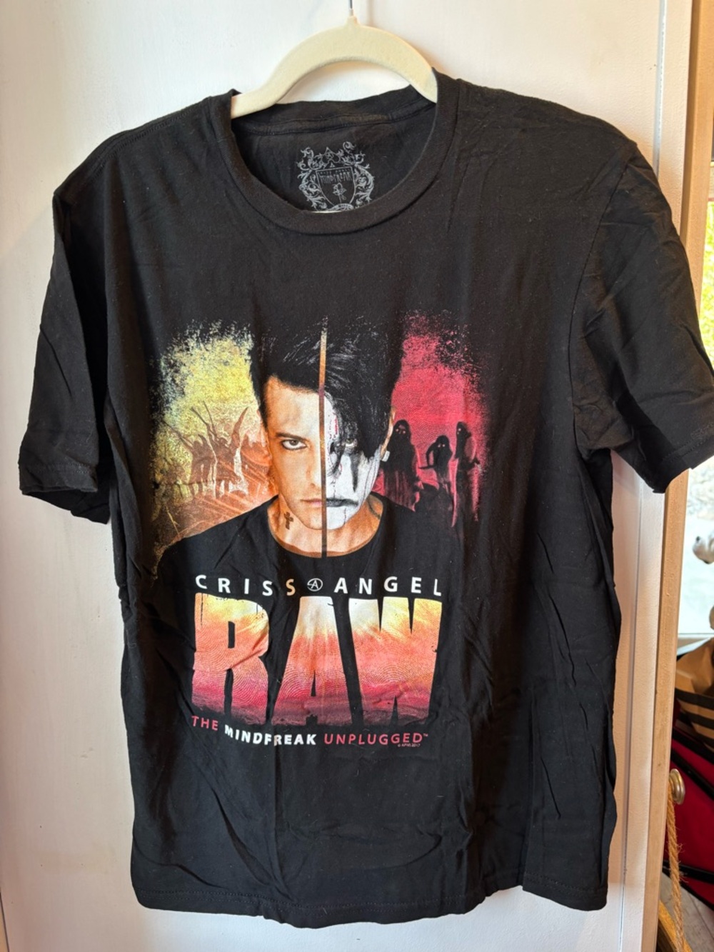 Criss Angel Black 'RAW' Tour Graphic T-Shirt